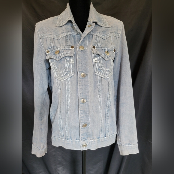 True Religion Men's Denim Jimmy Big QT Jacket - Picture 12 of 12